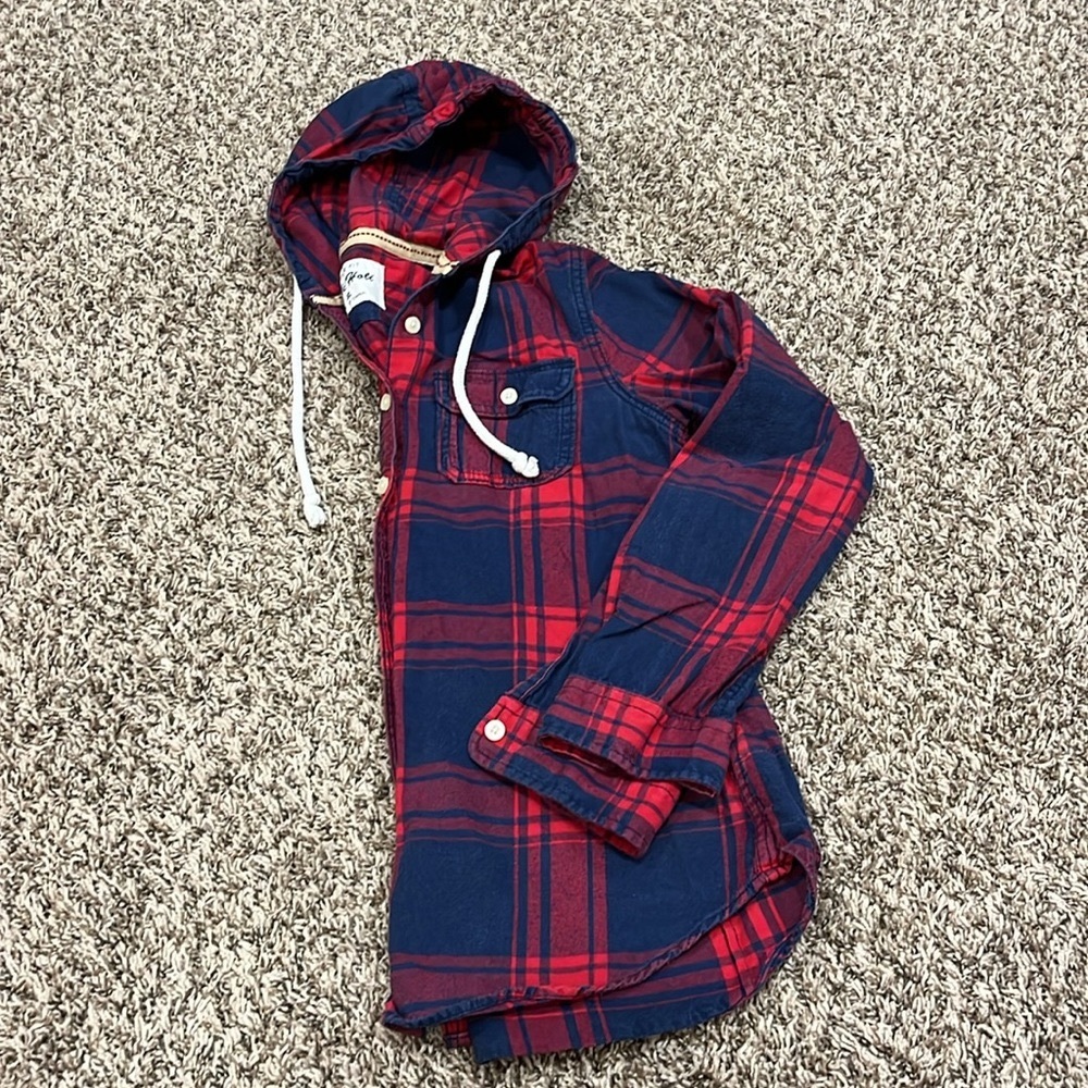 HOODED FLANNEL ❤️